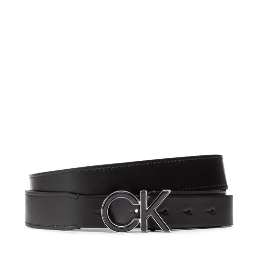 Pasek Damski Calvin Klein Re-Lock Inlay Logo Belt 30Mm K60K609607 BAX Calvin Klein 95 okazyjna cena eobuwie.pl