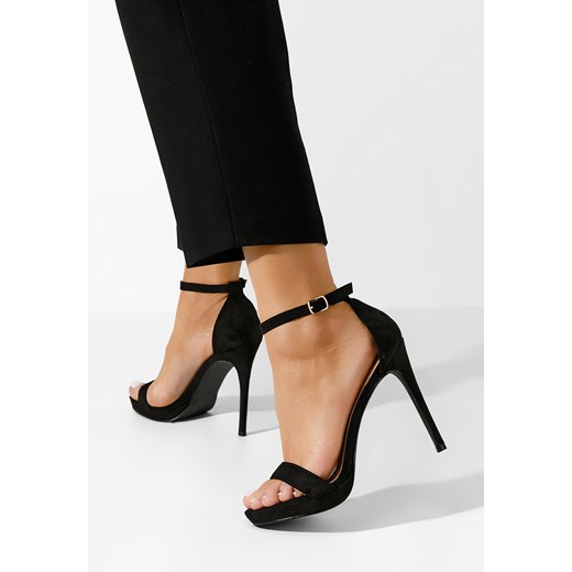 Czarne sandały na szpilce Marilia V2 ze sklepu Zapatos w kategorii Sandały damskie - zdjęcie 169370259