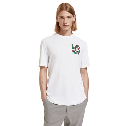 Scotch &amp; Soda Koszulka w kolorze białym ze sklepu Limango Polska w kategorii T-shirty męskie - zdjęcie 169392979
