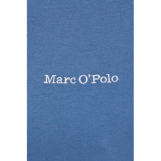 Marc O&apos;Polo t-shirt bawełniany męski kolor niebieski gładki M ANSWEAR.com