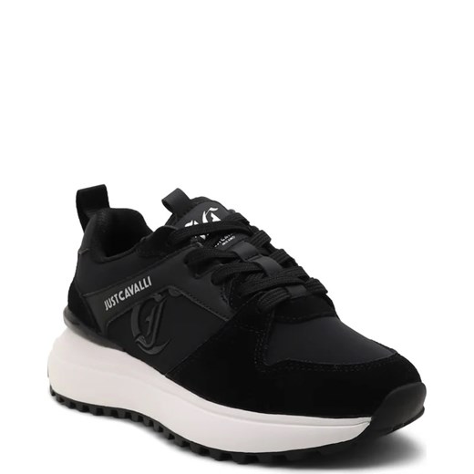Buty sportowe damskie Just Cavalli sneakersy ze skóry