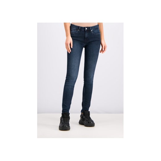 Calvin Klein Jeans Jeansy J20J211392 Granatowy Skinny Fit 25_30 MODIVO