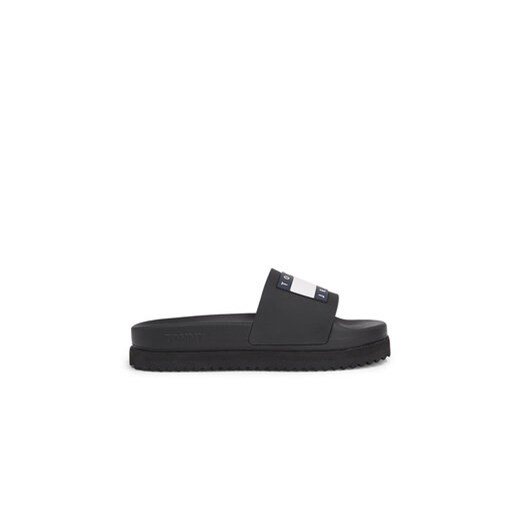 Tommy Jeans Klapki Tjw Elevated Flatform Slide EN0EN02451 Czarny ze sklepu MODIVO w kategorii Klapki damskie - zdjęcie 169402867