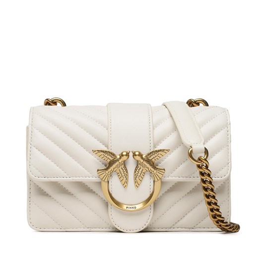 Torebka Pinko Love One Mini Cl PE 23 PLTT 100059 A0GK White Z14Q Pinko one size eobuwie.pl promocja