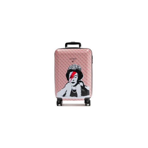 Guess Walizka średnia J3YZ19 WFGY0 Różowy ze sklepu MODIVO w kategorii Torby i walizki dziecięce - zdjęcie 169405309