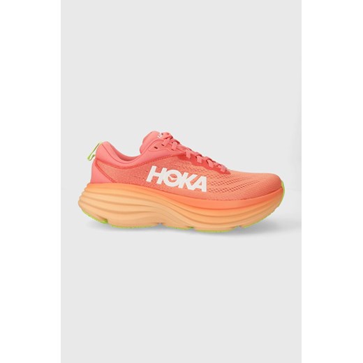 Hoka One One buty do biegania Bondi 8 kolor pomarańczowy 1127952 ze sklepu PRM w kategorii Buty sportowe damskie - zdjęcie 169412367