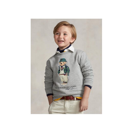 Polo Ralph Lauren Bluza Lscnm4 322919722001 Szary Regular Fit ze sklepu MODIVO w kategorii Bluzy chłopięce - zdjęcie 169413409