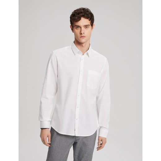 Koszula PRM LINN Biały M ze sklepu Diverse w kategorii Koszule męskie - zdjęcie 169414568