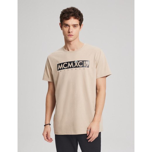 Koszulka PRM EMBO 01 Beż M ze sklepu Diverse w kategorii T-shirty męskie - zdjęcie 169414588