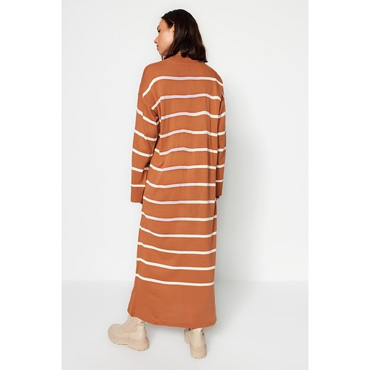 trendyol Sukienka w kolorze biało-karmelowym Trendyol L okazja Limango Polska
