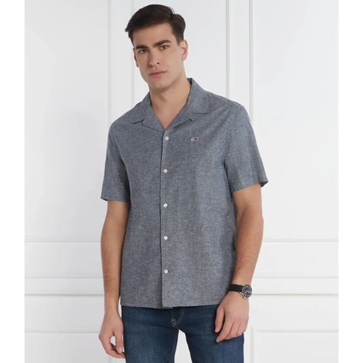 Tommy Jeans Koszula | Regular Fit | z dodatkiem lnu ze sklepu Gomez Fashion Store w kategorii Koszule męskie - zdjęcie 169415088