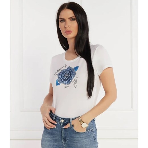 Liu Jo T-shirt | Slim Fit Liu Jo L Gomez Fashion Store okazyjna cena