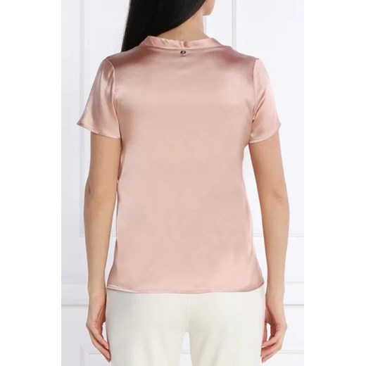 Liu Jo T-shirt | Regular Fit | z dodatkiem jedwabiu Liu Jo 40 Gomez Fashion Store