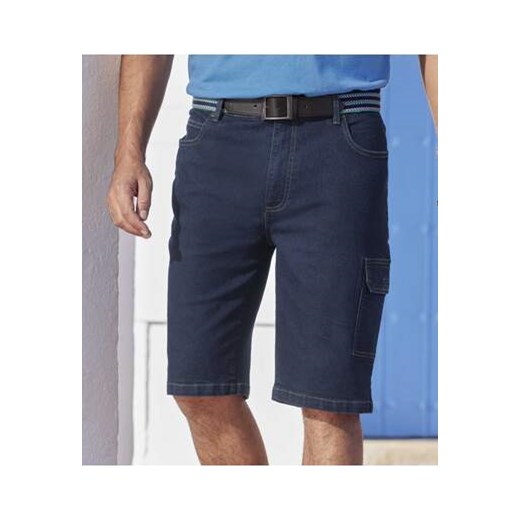 Bermudy-bojówki z denimu ze stretchem Island ze sklepu Atlas For Men w kategorii Spodenki męskie - zdjęcie 169418867