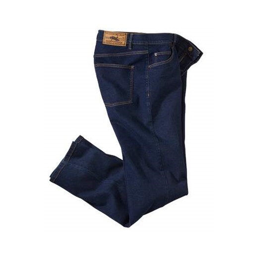 Ciemnoniebieskie jeansy regular ze sklepu Atlas For Men w kategorii Jeansy męskie - zdjęcie 169418919