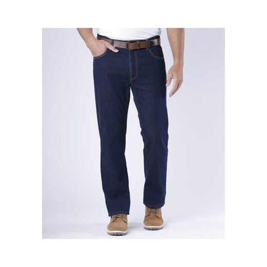 Niebieskie jeansy Regular ze stretchem ze sklepu Atlas For Men w kategorii Jeansy męskie - zdjęcie 169418977