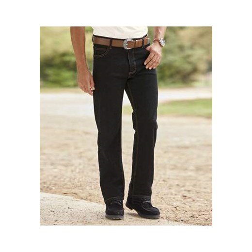 Czarne jeansy ze stretchem ze sklepu Atlas For Men w kategorii Jeansy męskie - zdjęcie 169418978