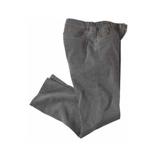 Szare jeansy Regular ze stretchem ze sklepu Atlas For Men w kategorii Jeansy męskie - zdjęcie 169419005
