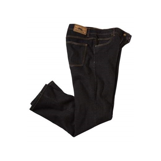 Czarne jeansy ze stretchem ze sklepu Atlas For Men w kategorii Jeansy męskie - zdjęcie 169419146