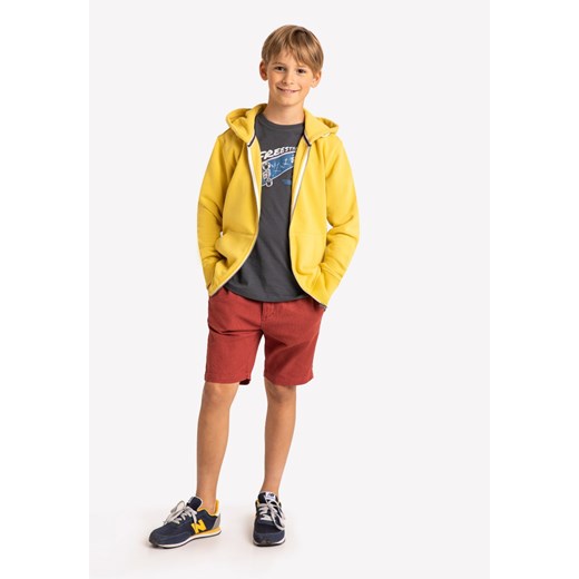 Żółta bluza chłopięca z kapturem B‑STAR JUNIOR ze sklepu Volcano.pl w kategorii Bluzy chłopięce - zdjęcie 169421747