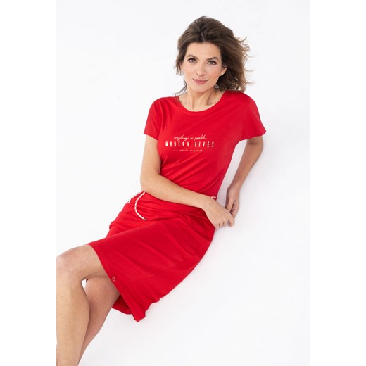 Czerwona sportowa sukienka G-MABEL ze sklepu Volcano.pl w kategorii Sukienki - zdjęcie 169421855