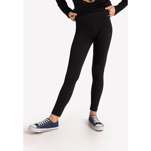 Czarne legginsy dziewczęce N-SLIM JUNIOR ze sklepu Volcano.pl w kategorii Spodnie dziewczęce - zdjęcie 169422128