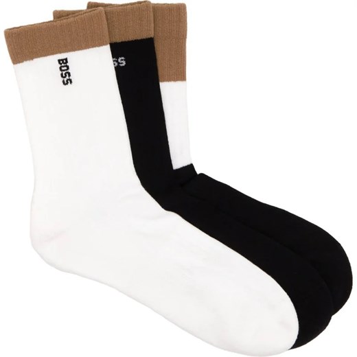 BOSS BLACK Skarpety 3-pack QS IconicBlock 43-46 Gomez Fashion Store okazyjna cena