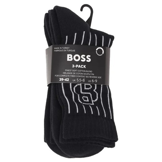 BOSS BLACK Skarpety 3-pack QS Pinstripe 43-46 Gomez Fashion Store promocja