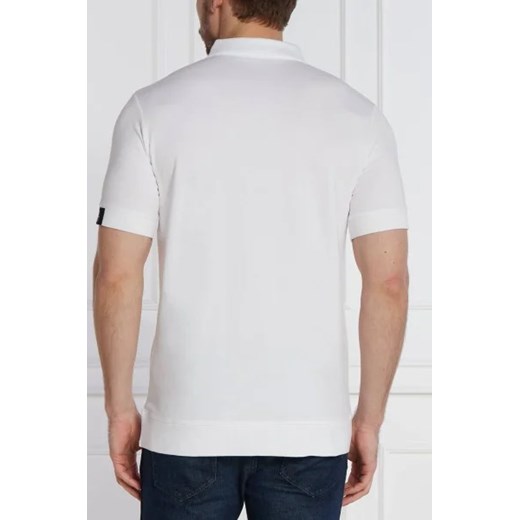 T-shirt męski biały Karl Lagerfeld z krótkimi rękawami z elastanu 