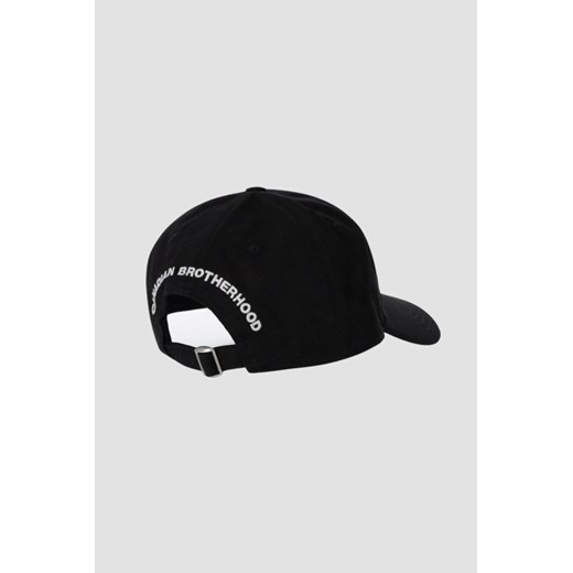 DSQUARED2 Czarna czapka z daszkiem Dsquared2 outfit.pl