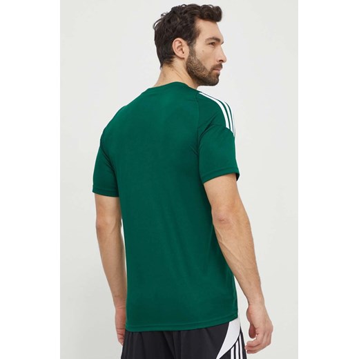 adidas Performance t-shirt treningowy Tiro 24 kolor zielony z aplikacją L ANSWEAR.com