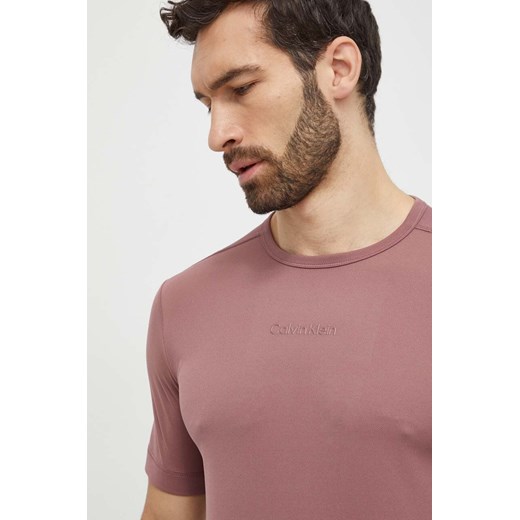 Calvin Klein Performance t-shirt treningowy kolor różowy gładki XXL ANSWEAR.com