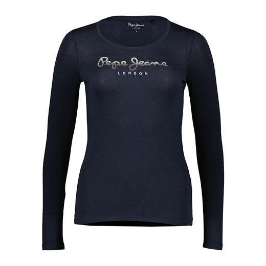 Pepe Jeans Koszulka w kolorze granatowym ze sklepu Limango Polska w kategorii Bluzki damskie - zdjęcie 169427395