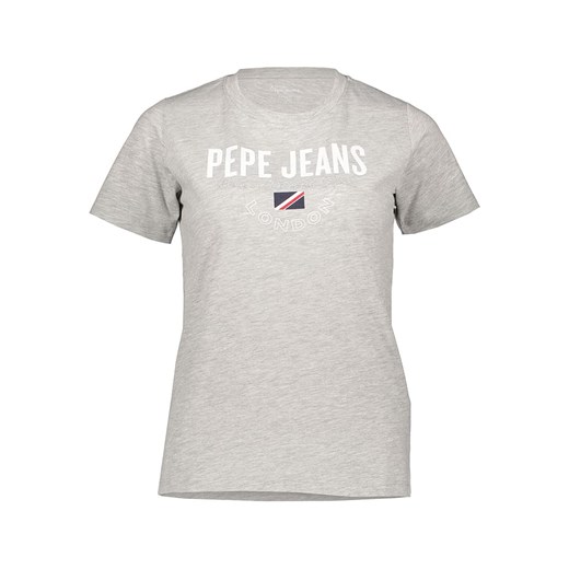 Pepe Jeans Koszulka w kolorze szarym ze sklepu Limango Polska w kategorii Bluzki damskie - zdjęcie 169427405