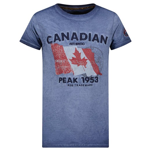 Canadian Peak Koszulka &quot;Japoreak&quot; w kolorze granatowym ze sklepu Limango Polska w kategorii T-shirty męskie - zdjęcie 169427825