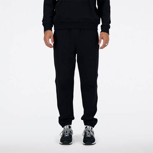 Spodnie męskie New Balance MP41508BK – czarne ze sklepu New Balance Poland w kategorii Spodnie męskie - zdjęcie 169431195