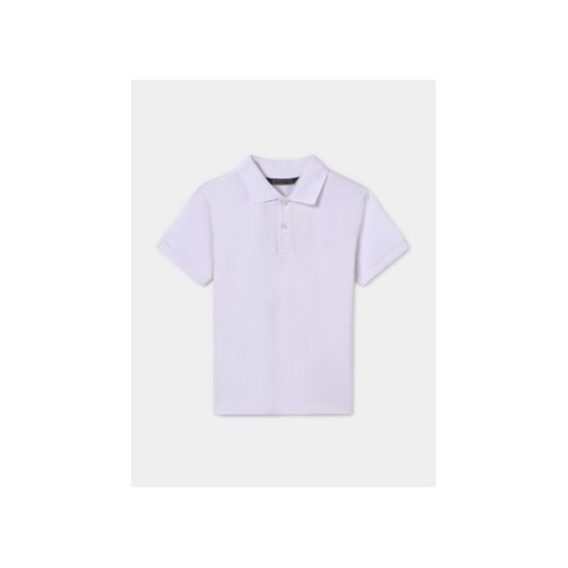 Mayoral Polo 890 Biały Regular Fit ze sklepu MODIVO w kategorii T-shirty chłopięce - zdjęcie 169438648