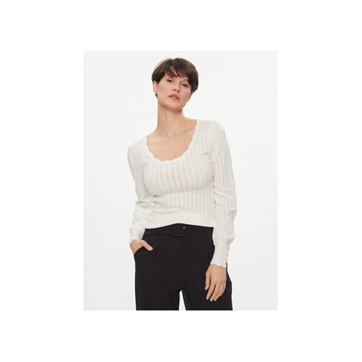 ONLY Sweter Meddi 15311544 Biały Regular Fit ze sklepu MODIVO w kategorii Swetry damskie - zdjęcie 169439115