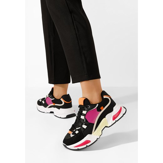 Czarne sneakersy damskie Gavalia ze sklepu Zapatos w kategorii Buty sportowe damskie - zdjęcie 169442438