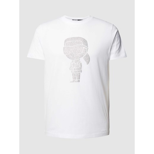 T-shirt z detalem z logo ze sklepu Peek&Cloppenburg  w kategorii T-shirty męskie - zdjęcie 169443426