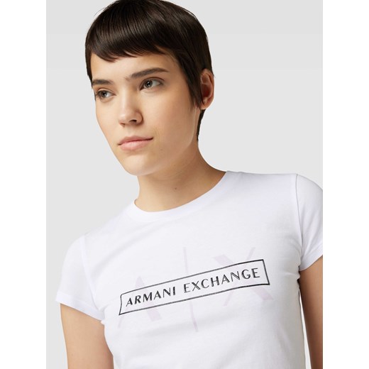 Bluzka damska Armani Exchange bawełniana 
