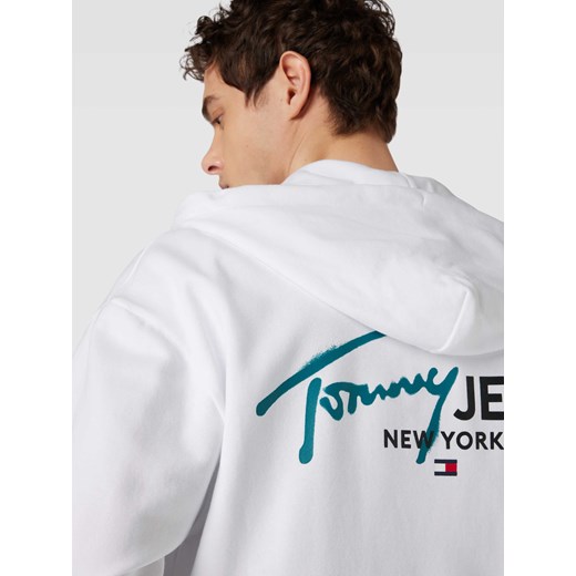 Bluza rozpinana z nadrukiem z logo Tommy Jeans XS Peek&Cloppenburg 
