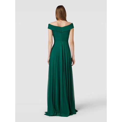 Sukienka wieczorowa z odkrytymi ramionami i zakładkami Troyden Collection 34 Peek&Cloppenburg