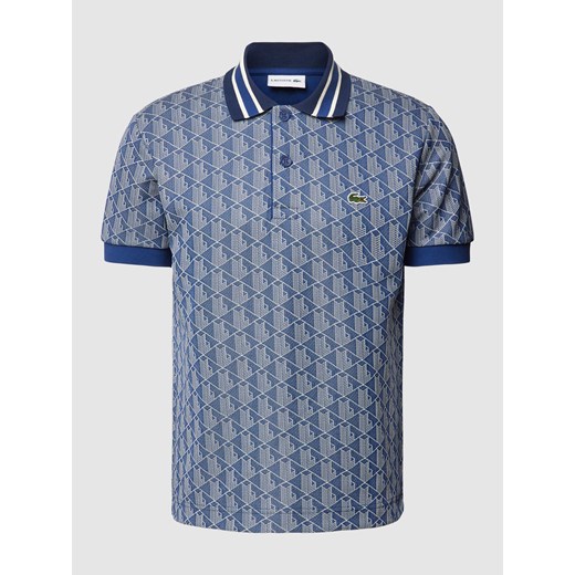 Koszulka polo o kroju classic fit ze wzorem na całej powierzchni ze sklepu Peek&Cloppenburg  w kategorii T-shirty męskie - zdjęcie 169443675