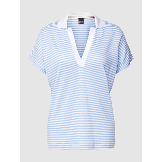 T-shirt z mieszanki wiskozy i elastanu model ‘Enelina’ ze sklepu Peek&Cloppenburg  w kategorii Bluzki damskie - zdjęcie 169443695