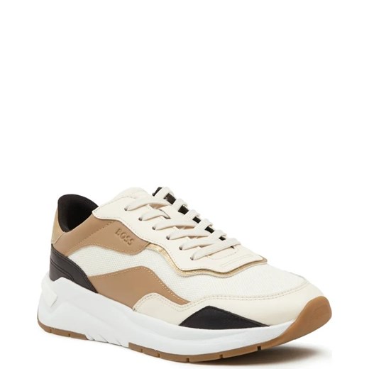 Buty sportowe damskie BOSS HUGO sneakersy skórzane