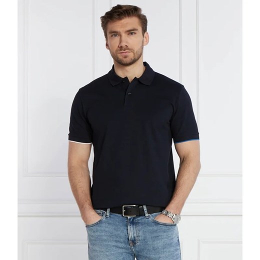 BOSS BLACK Polo Parlay 211 | Regular Fit | pique mercerised M okazja Gomez Fashion Store