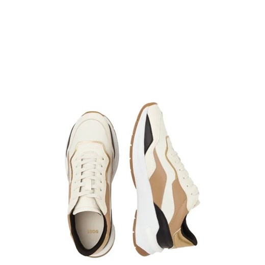 Buty sportowe damskie BOSS HUGO sneakersy skórzane