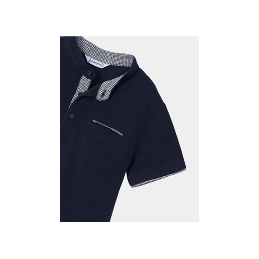Mayoral Komplet polo i spodenki 3282 Granatowy Regular Fit Mayoral 8Y MODIVO