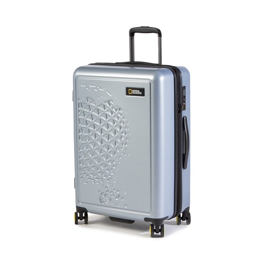 Walizka średnia National Geographic Luggage N162HA.60.23 Silver 23 National Geographic M okazyjna cena eobuwie.pl